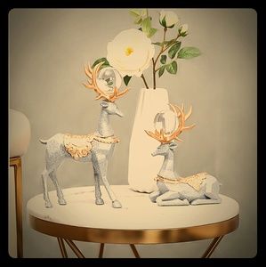 Creative Animal Deer Design And Flower Vase